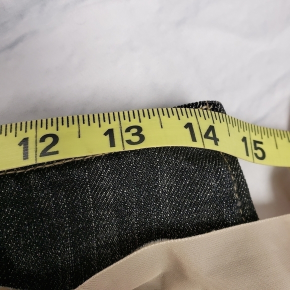 7 For All Mankind Denim Gored Skirt 7FAM VGUC 26 - Picture 11 of 14